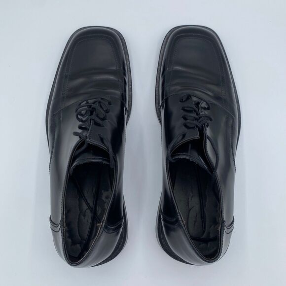 Men’s Dress Shoes Black Leather Size 10 Work Office Wedding main image 6